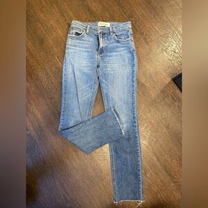 Reformation Mid Rise Slim Blue Denim Jeans - Size 26
